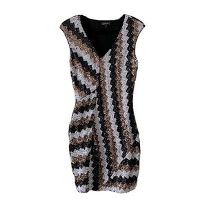 Bebe Sequin Bodycon Dress size small